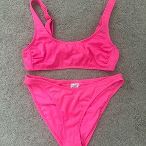 Wild Fable Hot Pink Bikini Set